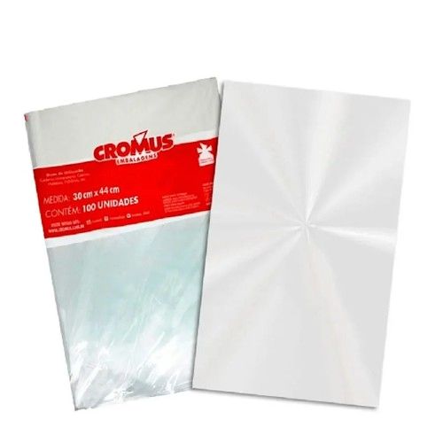 Saco P/Presente 25x37 Incolor c/100un
