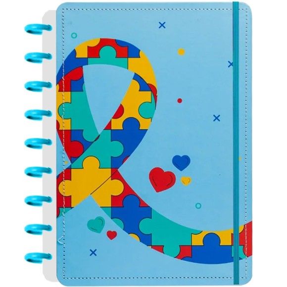Caderno Disko G 80F 90g Amor ao Autista