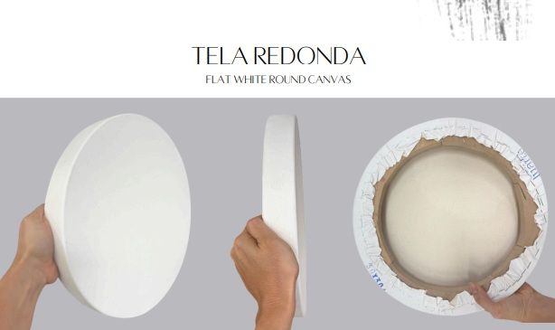 Tela Redonda 15cm Luarte