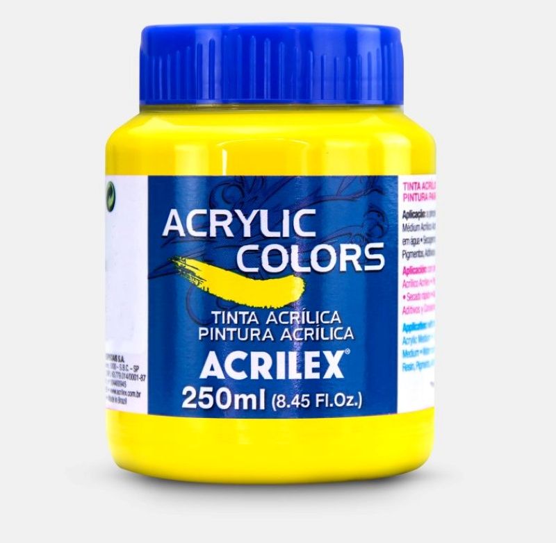 Tinta Acril. Color 250ml Ref.324 Am Cadmio