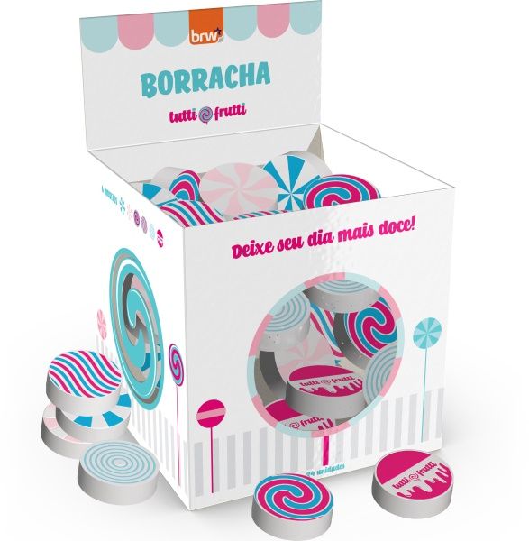 Borracha Tutti Frutti 25mm Ref. BO0014