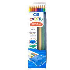 Lapis de Cor 12 Cor Criatic c/Estoj.Azul+...