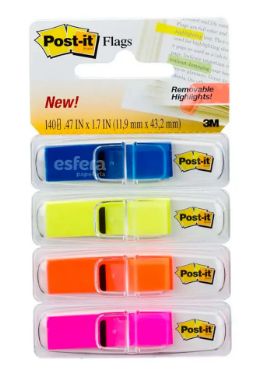Post-It Flags 11,9x43,2 140Fl Ref.683-4AB...