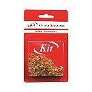 Alfinete Segurança 22mm c/100Un Ouro Ref....