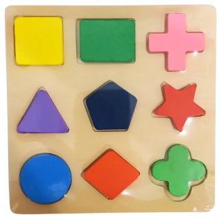 Jogo Educ Encaixe Divert MDF Formas&Fraçoes