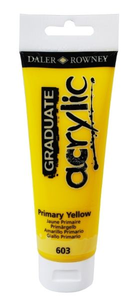 Tinta Acril. DR Graduate 120ml Amarelo Pr...