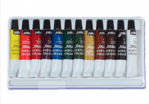 Tinta Aquarela 12 Cores Ref.SFP001