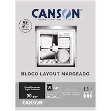 Bloco Layout Marg. Tec A3+ 90g 50F Ref.66...