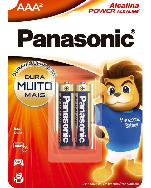 Pilha Alcalina AAA Palito c/2Un LR3-2BT P...