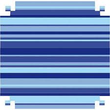 Papel Colorset Fantasia 48x66 Listrado Azul