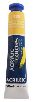 Tinta Acril. Color 20ml Ref.385 Ouro Irid...