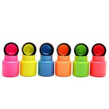 Tinta Acrilica Color 10ml c/6 cores Neon ...
