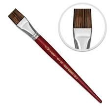 Pincel Pêlo Artistico Ponta Chata Ref.484...