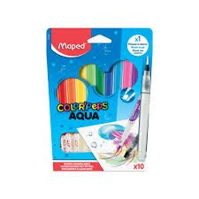 Caneta Hidrog. Colorpe Aquarel 10 cores R...