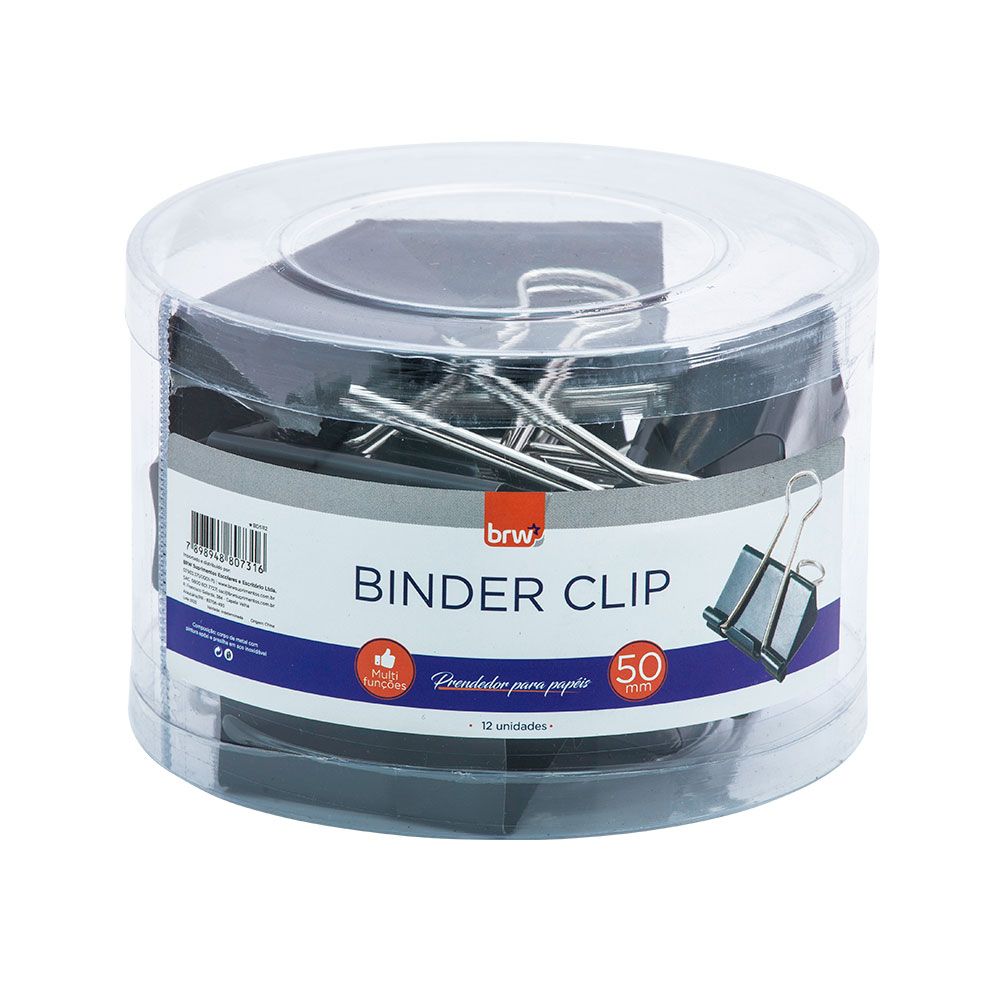 Prendedor de Papel 50mm Ref.BD5112 BRW