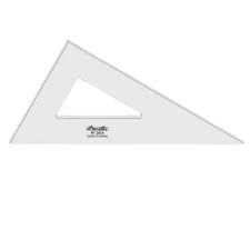 Esquadro Acrílico 60º 2mm s/Escala 26cm R...