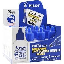 Tinta p/Marc. Q Branco 15ml Ref.WBM-7 Azul