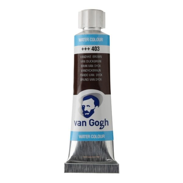 Tinta Aquarela Van Gogh 10ml Marron Vandy...