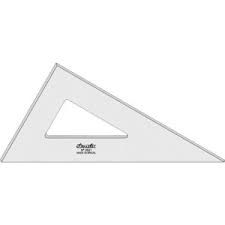 Esquadro Acrílico 60º 2mm s/Escala 21cm R...