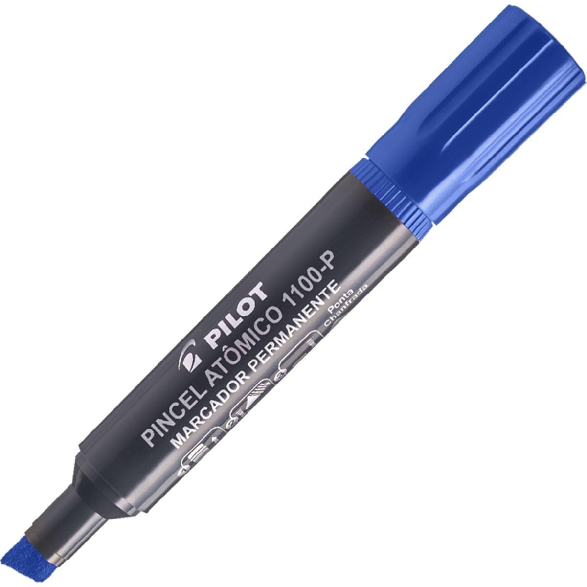 Pincel Marc. Perman. Atômico Ref.1100-P Azul