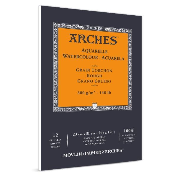 Bloco Aquarela Arches Grao Rugos 23x31cm ...