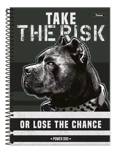 Caderno CD 80Fls 1Mat Power Dog Fsc