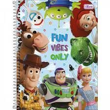 Caderno CD Univ. Toy Story 01Mat.80F Ref....