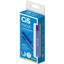 Caneta 1.0 Esf. Cis Focus Ref.56.8300 Azul