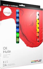 Tinta Oleo DR Simply 12ml 24 Cores Ref.11...