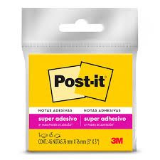 Bloco Post-It 76x76 c/45F Ref.654 Neon/Am...