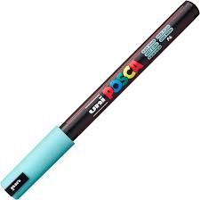 Caneta Posca Ref:PC-1MR Verde Agua