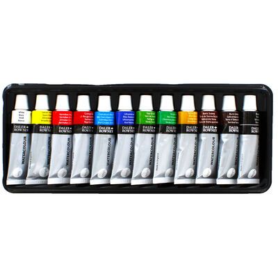 Tinta Aquarela 12 Cor 12ml DR Simply Ref....
