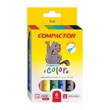 Pincel Hidrografico Color 6 Cores Ref.158...