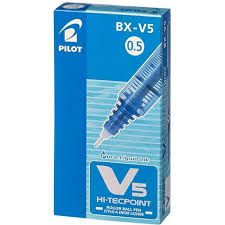 Caneta 0.5 Hi-Tecpoint Ref.BX-V5 Azul