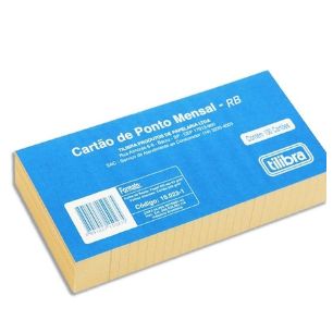 Cartão de Ponto Mensal RB 100Fls Ref.150193