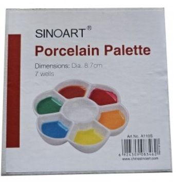 Godê em Porcelana C/7 Cavidades Peq. Ref....