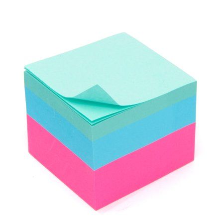 Bloco Ad. 47,6x47,6 Post-It c/3 Cores 400F 