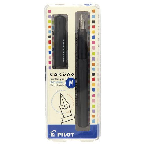 Caneta Tinteiro Cinza Kakuno Ref.1SR-M BG
