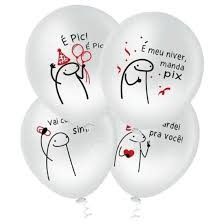 Balao Nº 10 Liso c/25Un Pic Pic Bento Sor...