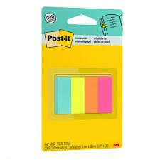 Marcador P/Paginas 38x15 flags de papel 4...