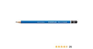 Lápis Preto Graduado 6H Mars Lumograph Re...