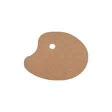 Paleta p/Pintura Oval 22X15 Natural Ref.4...