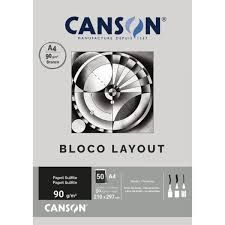 Bloco Layout Tec A4 90g 50F Ref.66667033