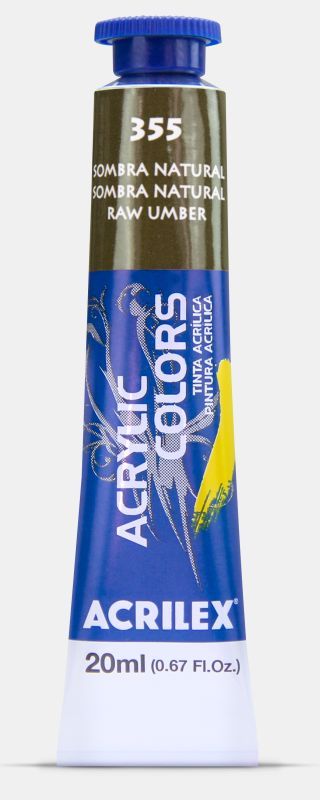 Tinta Acril. Color 20ml Ref.355 Sombra Na...