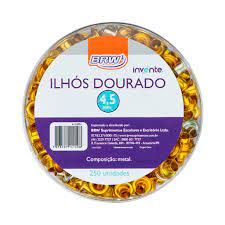 Ilhos 4,5mm Dourado c/250UndRef:IL0001