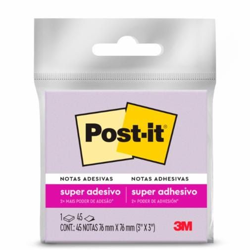 Bloco Ad. 76x76 Post-it 45F Roxo