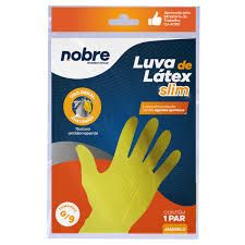 Luva Latex Multiuso Grande Nobre Amarela